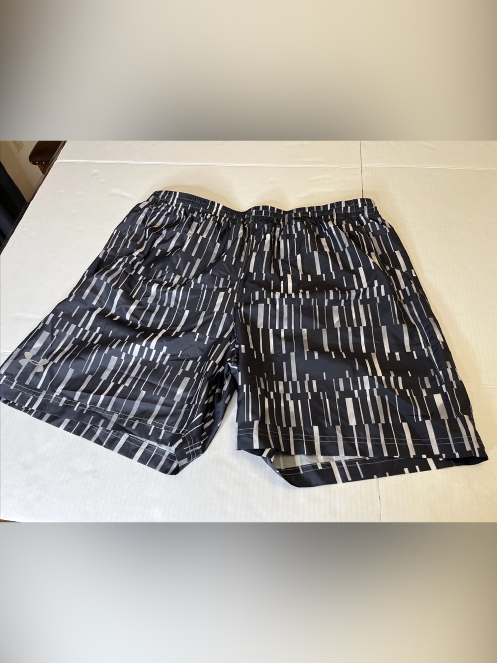 Under Armour Gray and Black Mesh Athletic Shorts
